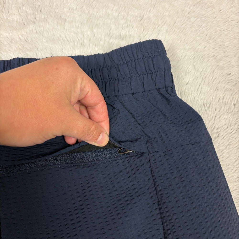 NWT Lululemon Bowline Pant Men XXL Textured Blue Pull On ABC StrechTravel Light - Picture 6 of 9